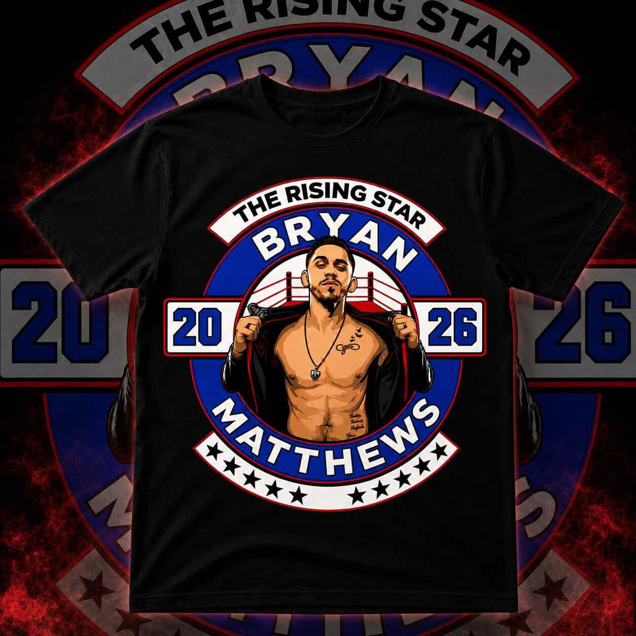 Rising Star '26 Tee — Red